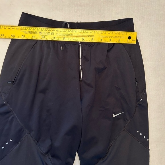Nike women’s DriFit shield running jogger pants w/zip pockets & ankles Sz-XS X4 - Picture 9 of 12